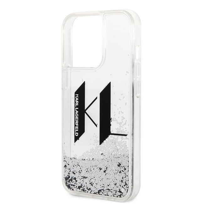 Husa premium pentru  iPhone 14 Pro  Karl Lagerfeld compatibila Magsafe - Alb