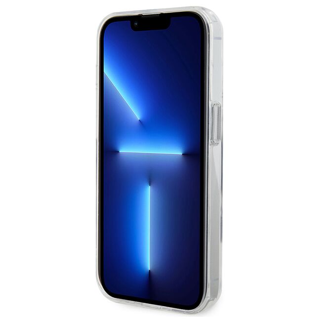 Husa premium pentru  iPhone 14 Pro  Karl Lagerfeld compatibila Magsafe - Ice