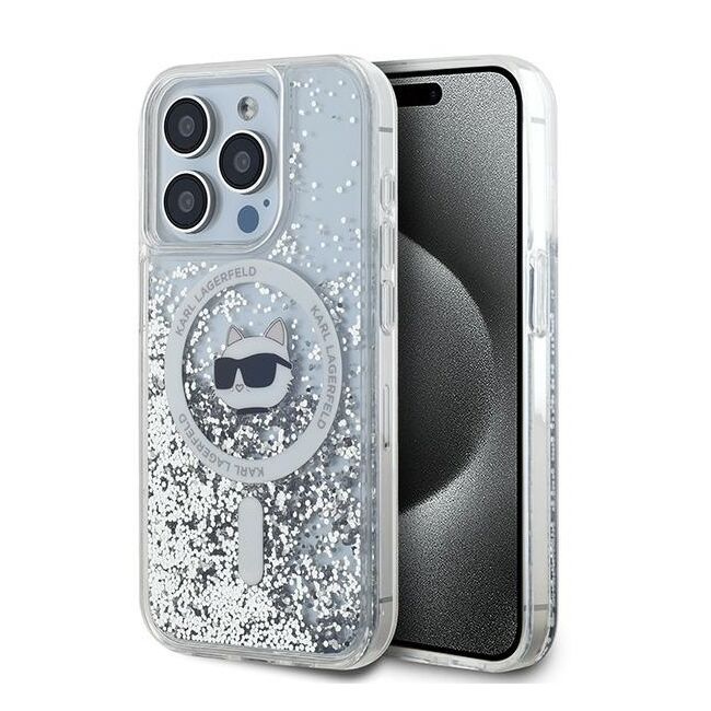 Husa premium pentru  iPhone 14 Pro  Karl Lagerfeld compatibila Magsafe - Transparent