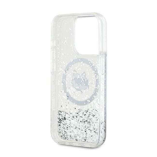 Husa premium pentru  iPhone 14 Pro  Karl Lagerfeld compatibila Magsafe - Transparent
