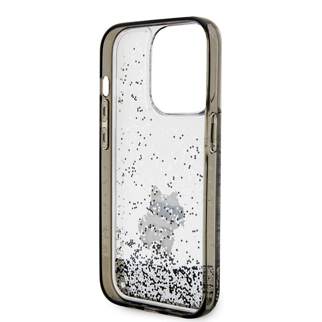 Husa premium pentru  iPhone 14 Pro  Karl Lagerfeld superior quality - Gri