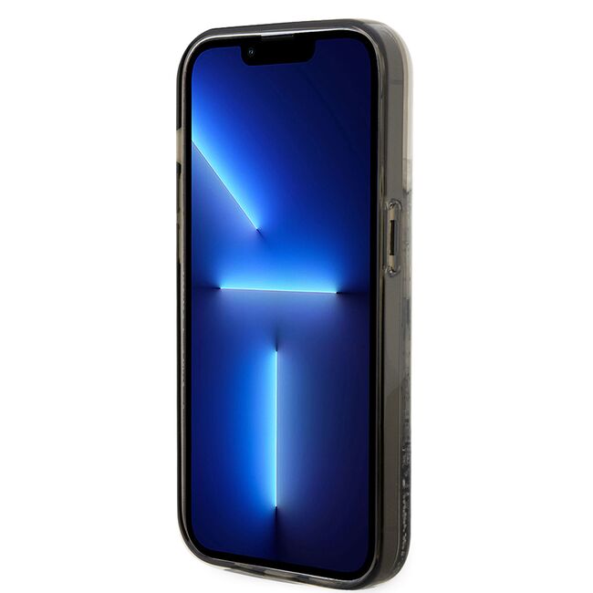 Husa premium pentru  iPhone 14 Pro  Karl Lagerfeld superior quality - Gri