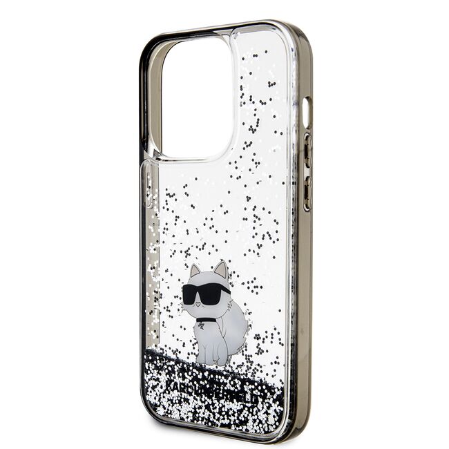 Husa premium pentru  iPhone 14 Pro  Karl Lagerfeld superior quality - Gri