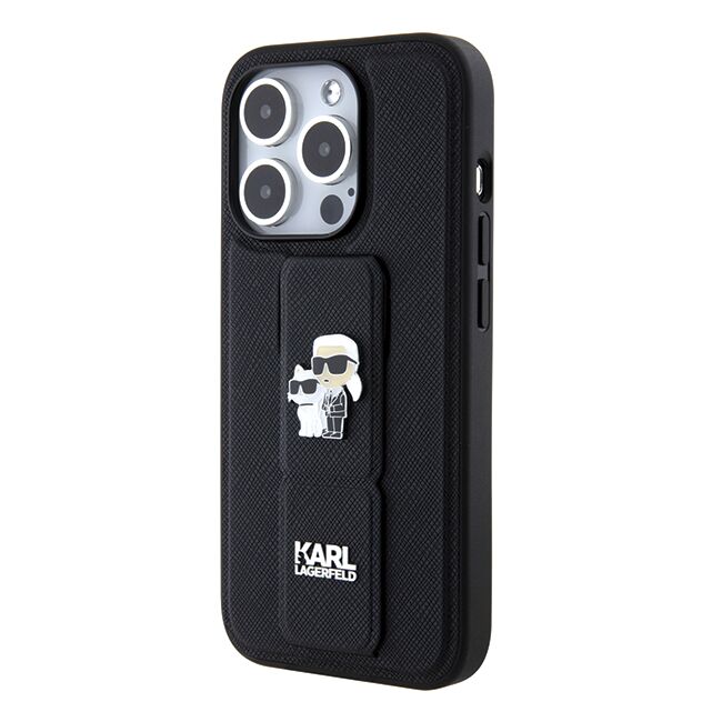 Husa premium pentru  iPhone 14 Pro  Karl Lagerfeld superior quality - Negru denim