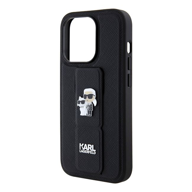 Husa premium pentru  iPhone 14 Pro  Karl Lagerfeld superior quality - Negru denim