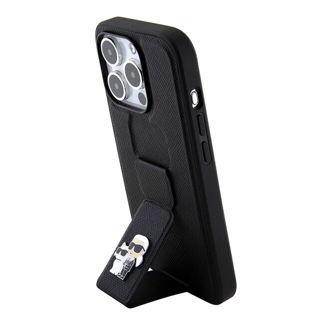Husa premium pentru  iPhone 14 Pro  Karl Lagerfeld superior quality - Negru denim
