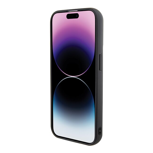 Husa premium pentru  iPhone 14 Pro  Karl Lagerfeld superior quality - Negru denim