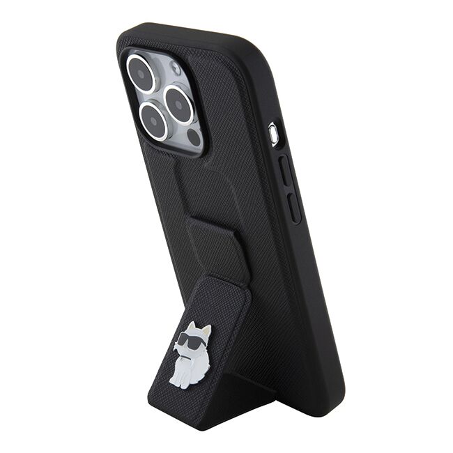 Husa premium pentru  iPhone 14 Pro  Karl Lagerfeld superior quality - Negru royal