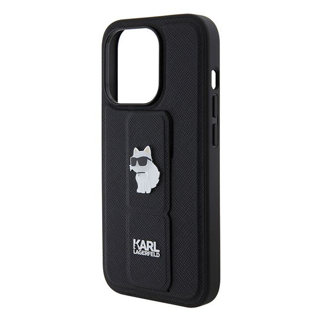 Husa premium pentru  iPhone 14 Pro  Karl Lagerfeld superior quality - Negru royal