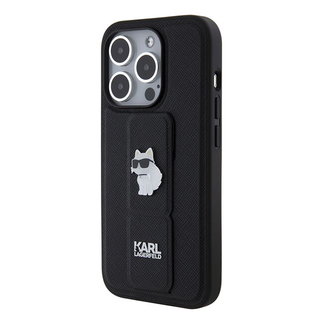 Husa premium pentru  iPhone 14 Pro  Karl Lagerfeld superior quality - Negru royal