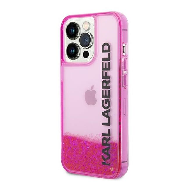 Husa premium pentru  iPhone 14 Pro Max Karl Lagerfeld superior quality - Fucsia