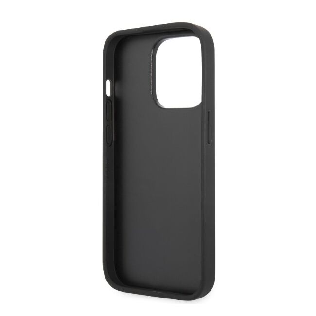 Husa premium pentru  iPhone 14 Pro Max Karl Lagerfeld superior quality - Gri deschis