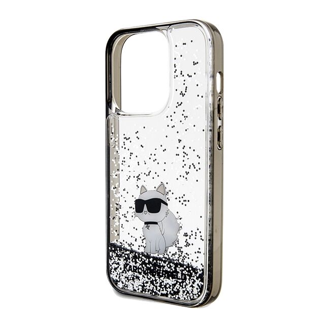 Husa premium pentru  iPhone 14 Pro Max Karl Lagerfeld superior quality - Gri