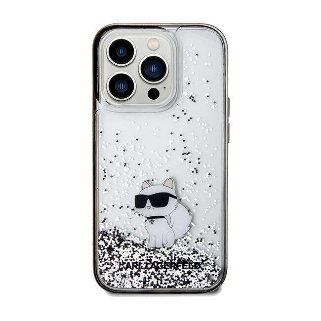 Husa premium pentru  iPhone 14 Pro Max Karl Lagerfeld superior quality - Gri