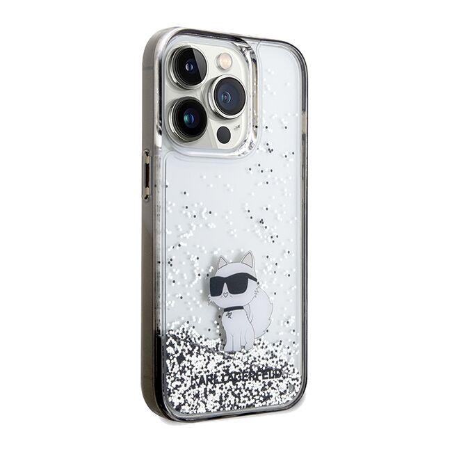 Husa premium pentru  iPhone 14 Pro Max Karl Lagerfeld superior quality - Gri