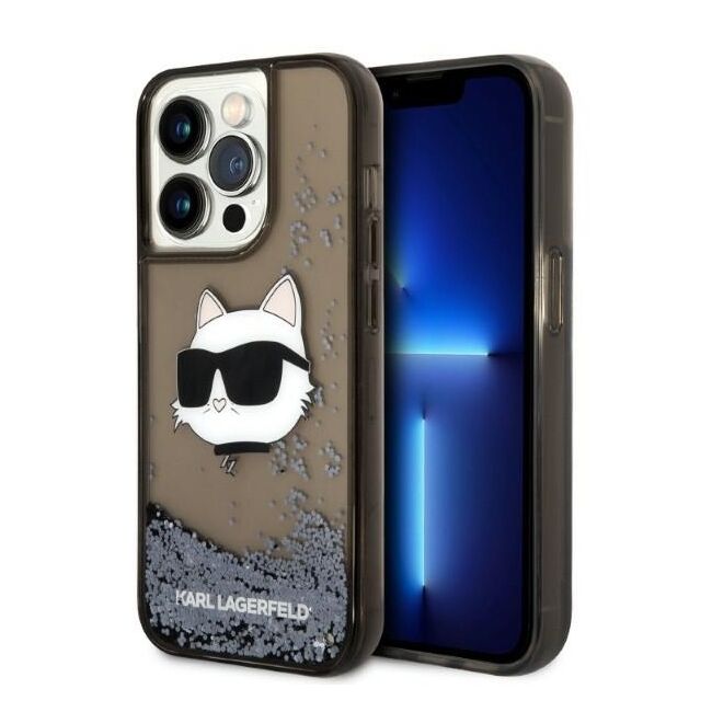 Husa premium pentru  iPhone 14 Pro Max Karl Lagerfeld superior quality - Maro
