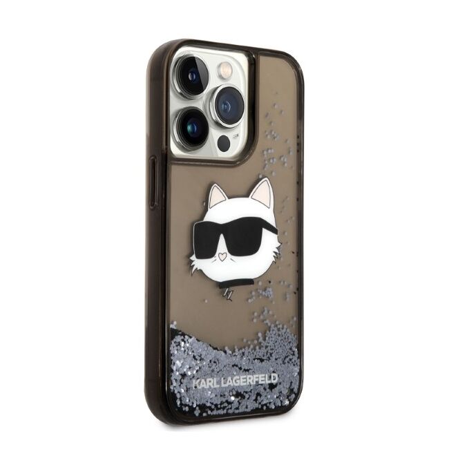 Husa premium pentru  iPhone 14 Pro Max Karl Lagerfeld superior quality - Maro