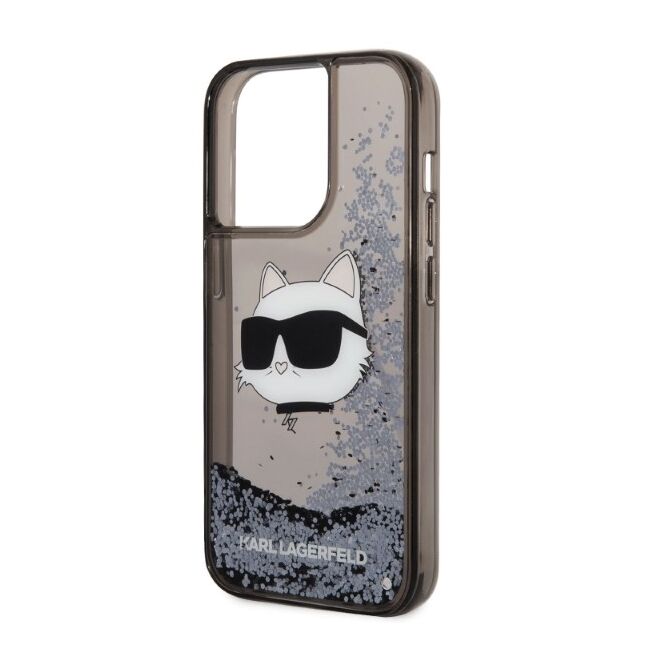 Husa premium pentru  iPhone 14 Pro Max Karl Lagerfeld superior quality - Maro
