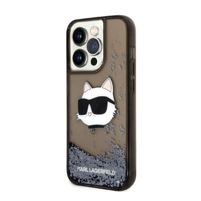 Husa premium pentru  iPhone 14 Pro Max Karl Lagerfeld superior quality - Maro