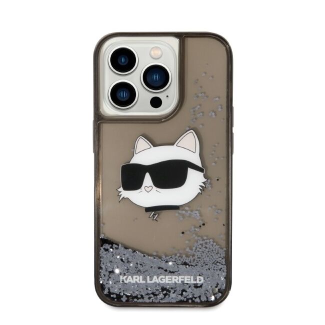Husa premium pentru  iPhone 14 Pro Max Karl Lagerfeld superior quality - Maro