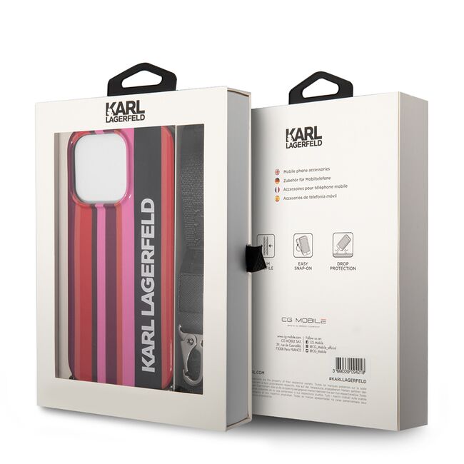 Husa premium pentru  iPhone 14 Pro Max Karl Lagerfeld superior quality - Multicolor