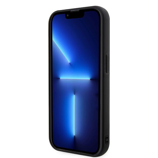 Husa premium pentru  iPhone 14 Pro Max Karl Lagerfeld superior quality - Negru denim