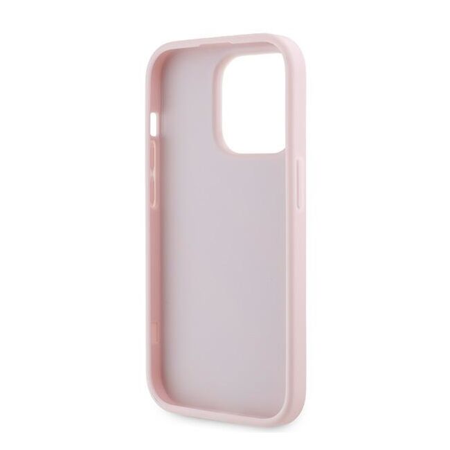 Husa premium pentru  iPhone 14 Pro Max Karl Lagerfeld superior quality - Roz neon
