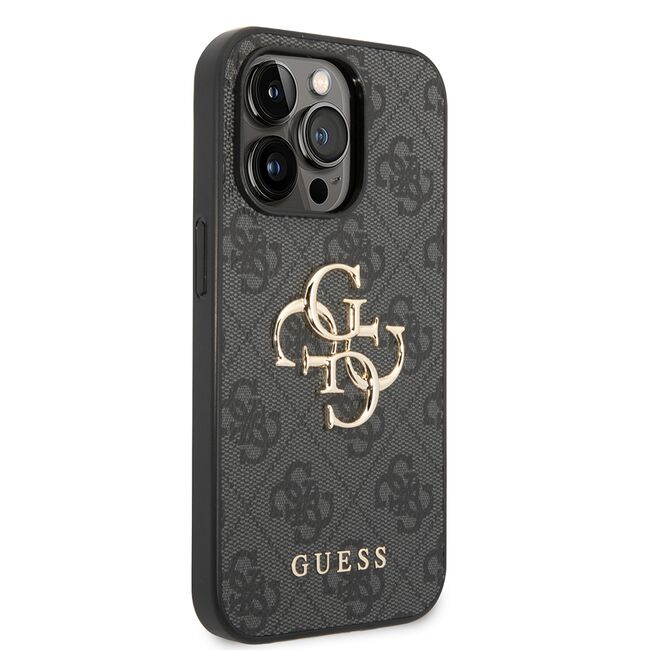Husa premium pentru  iPhone 15 Pro Max Guess Elegance Series - Gri inchis