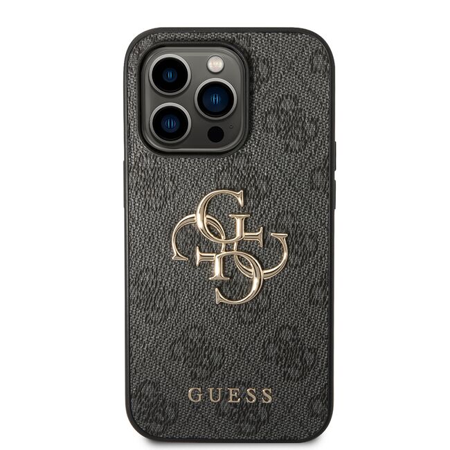 Husa premium pentru  iPhone 15 Pro Max Guess Elegance Series - Gri inchis