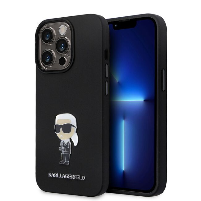 Husa premium pentru iPhone 14 Pro Karl Lagerfeld superior quality - negru darth vader
