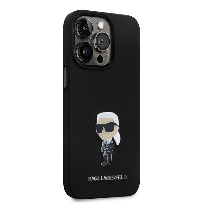 Husa premium pentru iPhone 14 Pro Karl Lagerfeld superior quality - negru darth vader