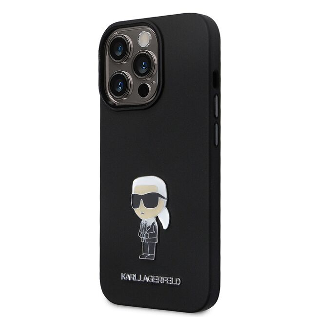 Husa premium pentru iPhone 14 Pro Karl Lagerfeld superior quality - negru darth vader