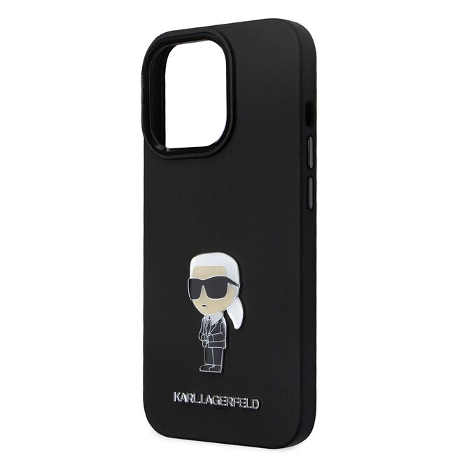Husa premium pentru iPhone 14 Pro Karl Lagerfeld superior quality - negru darth vader