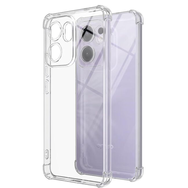 Husa pentru  Oppo Reno 13F 4G, 5G Slim Anti-Shock 1.5mm reinforced 4 corners, Transparent