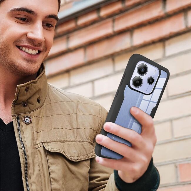 Pachet 360: Husa cu folie integrata pentru  Xiaomi Redmi Note 14 4G Protectie 360 fata spate - Mov