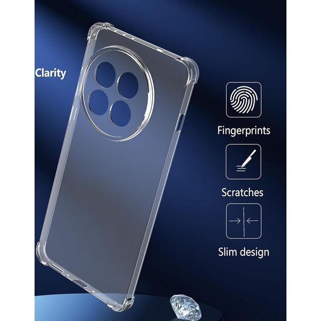 Husa pentru  OnePlus 13R Slim Anti-Shock 1.5mm reinforced 4 corners, Transparent
