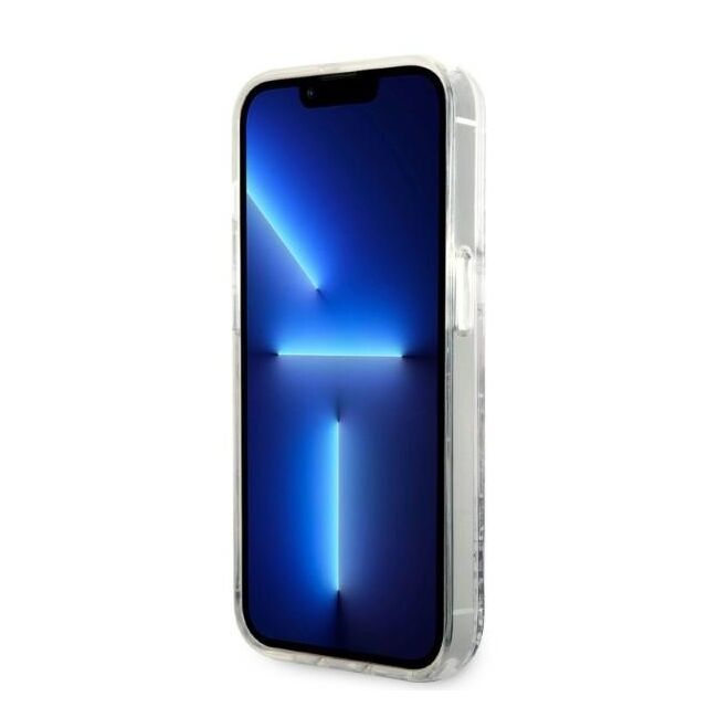 Husa premium pentru  iPhone 14 Pro  Karl Lagerfeld superior quality - Alb arctic