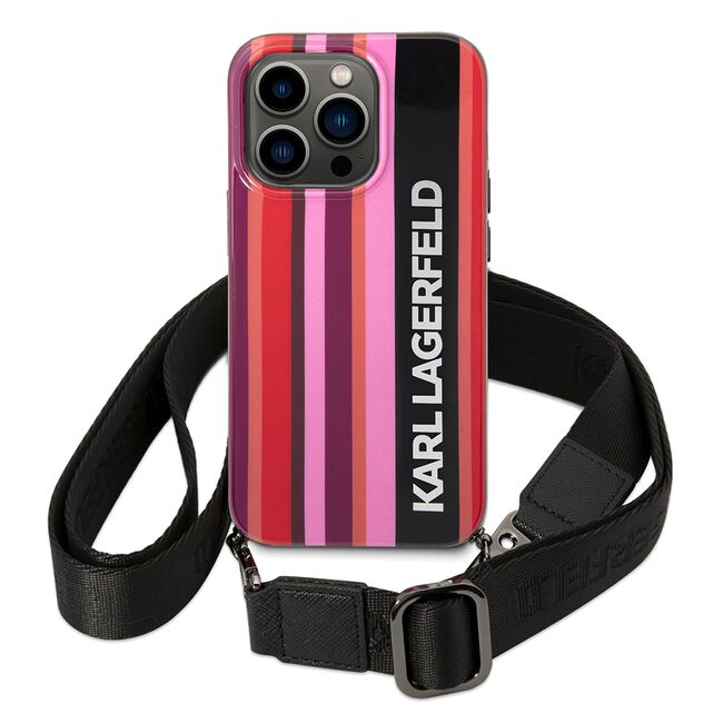 Husa premium pentru  iPhone 14 Pro  Karl Lagerfeld superior quality - Multicolor