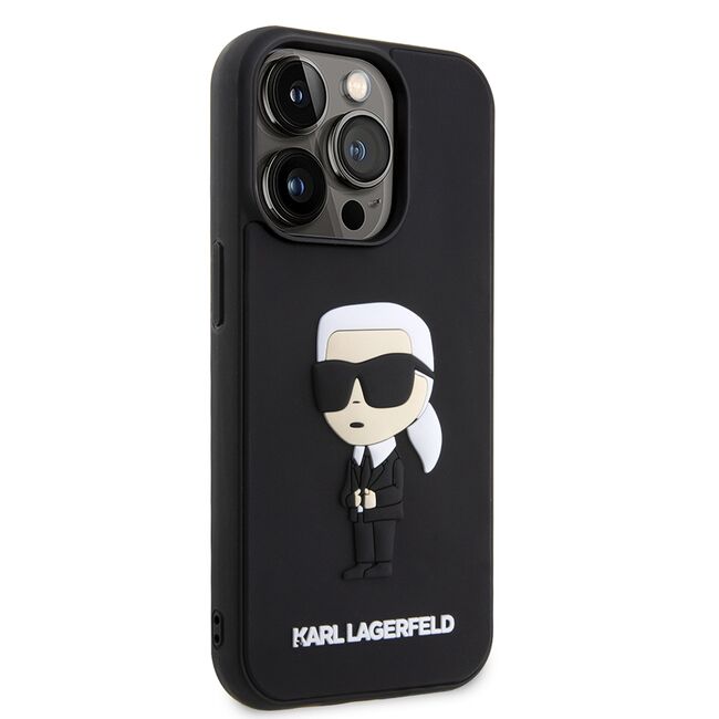 Husa premium pentru  iPhone 14 Pro  Karl Lagerfeld superior quality - Negru denim