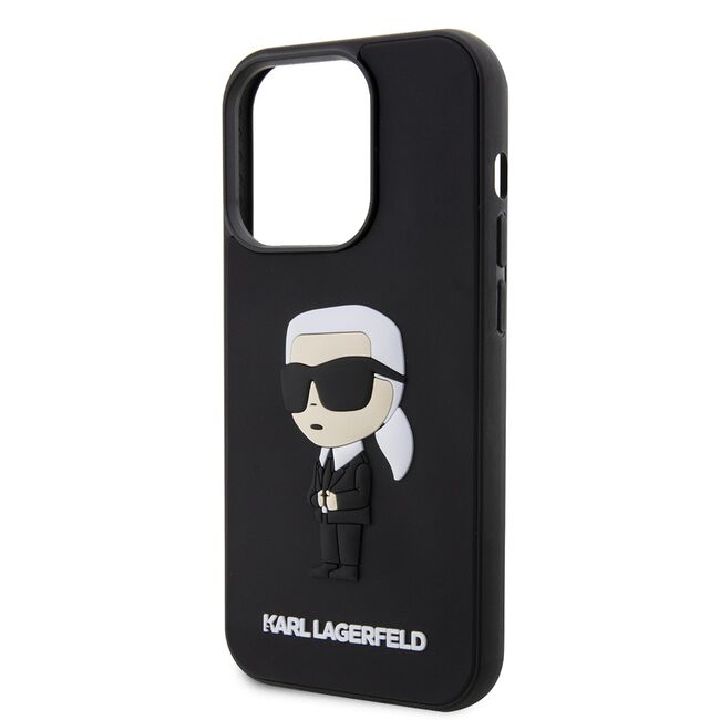 Husa premium pentru  iPhone 14 Pro  Karl Lagerfeld superior quality - Negru denim