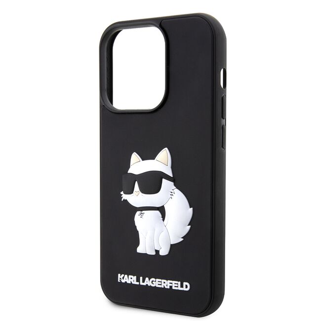Husa premium pentru  iPhone 14 Pro  Karl Lagerfeld superior quality - Negru royal