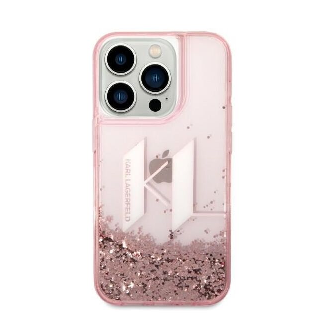 Husa premium pentru  iPhone 14 Pro  Karl Lagerfeld superior quality - Roz