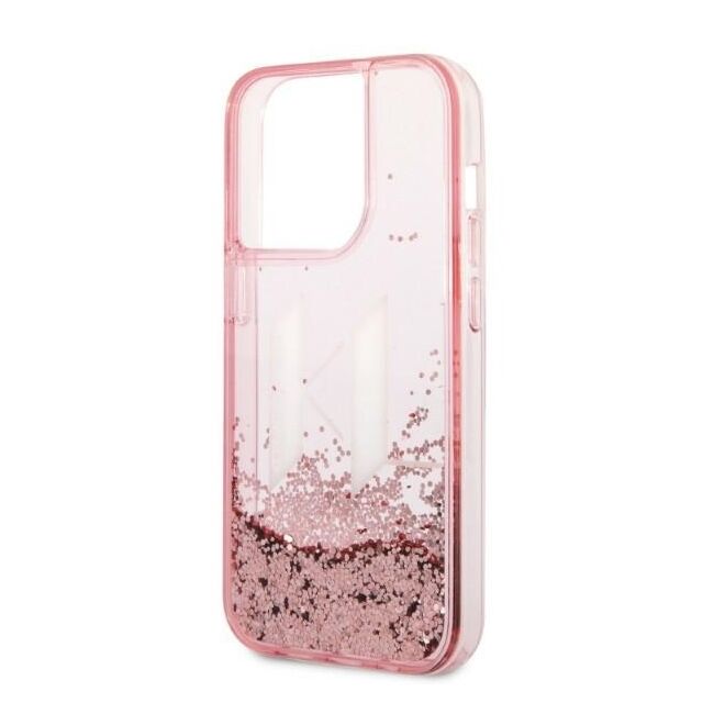 Husa premium pentru  iPhone 14 Pro  Karl Lagerfeld superior quality - Roz