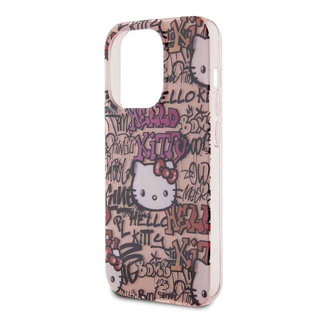 Husa premium pentru  iPhone 15 Pro Hello Kitty Funcky Series - Maro