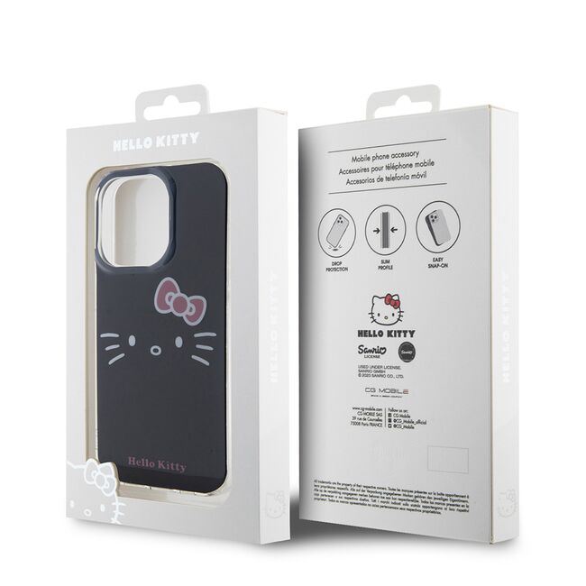 Husa premium pentru  iPhone 15 Pro Hello Kitty Funcky Series - Negru