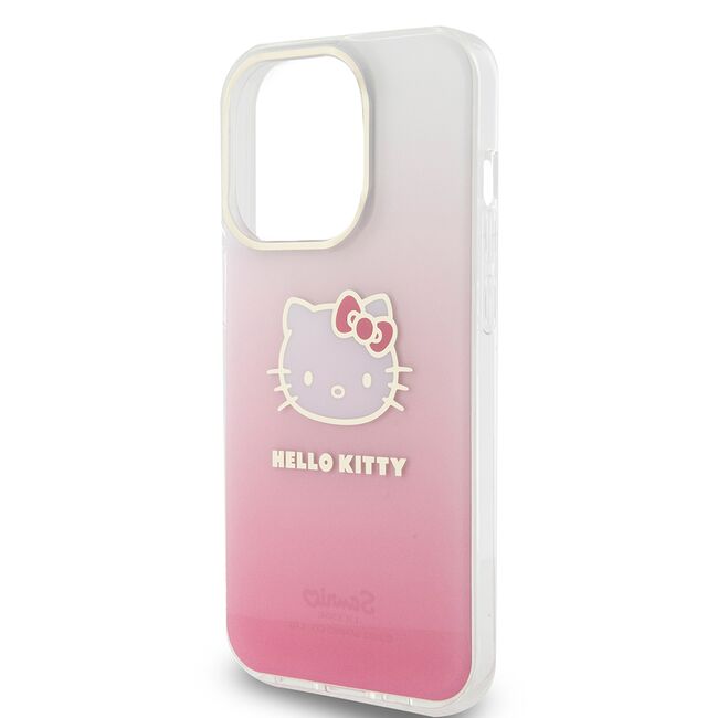 Husa premium pentru  iPhone 15 Pro Hello Kitty Funcky Series - Roz