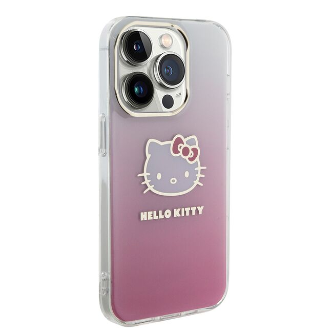 Husa premium pentru  iPhone 15 Pro Hello Kitty Funcky Series - Roz