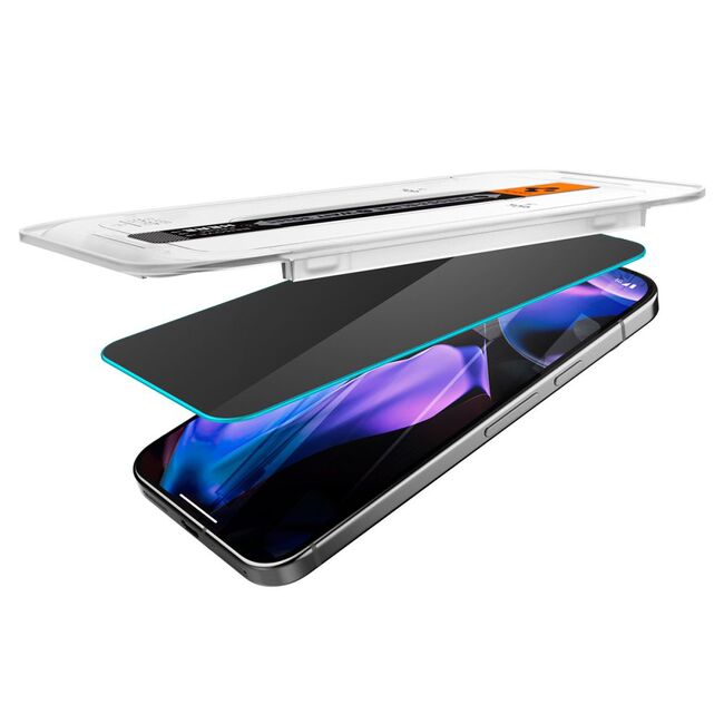 [Pachet 2x] Folie Google Pixel 9 Spigen Glas.tR EZ Fit, privacy
