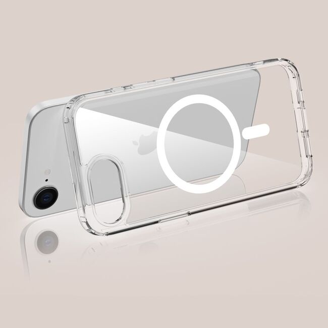 Huse pentru  iPhone 16e cu MagSafe Crystal Clear Back Series - Transparent