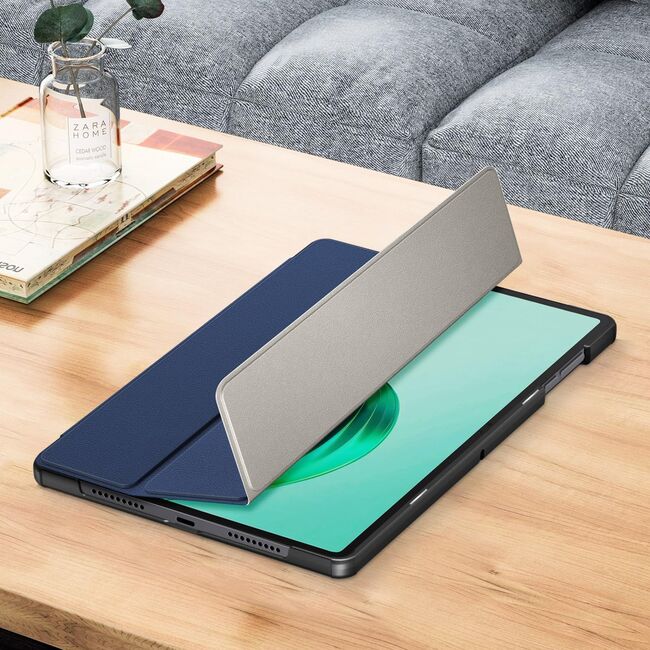 Husa pentru Honor Pad X8a tip stand functie sleep/wake-up, protectie 360 - Albastru